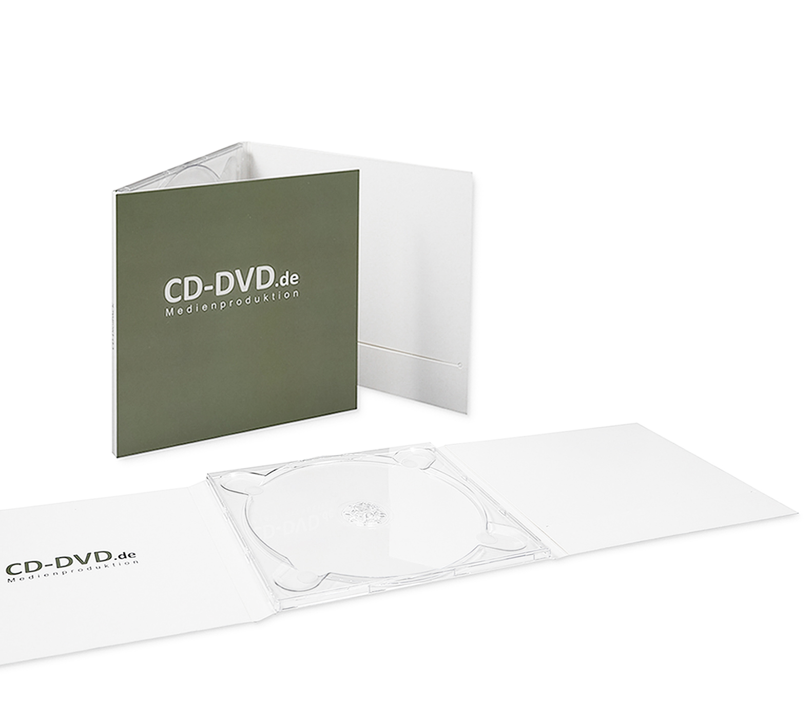 CD-DVD Verpackungen Digipack 6-seitig 1 Tray