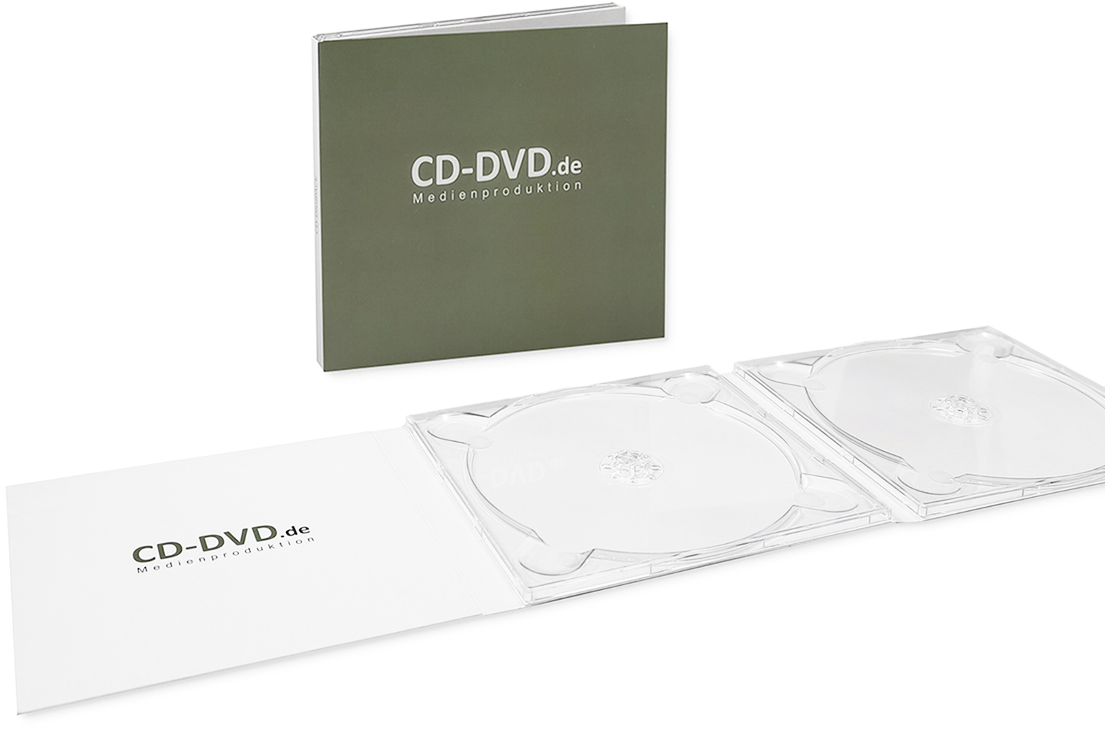 CD-DVD Verpackungen Digipack 6-seitig 2 Trays