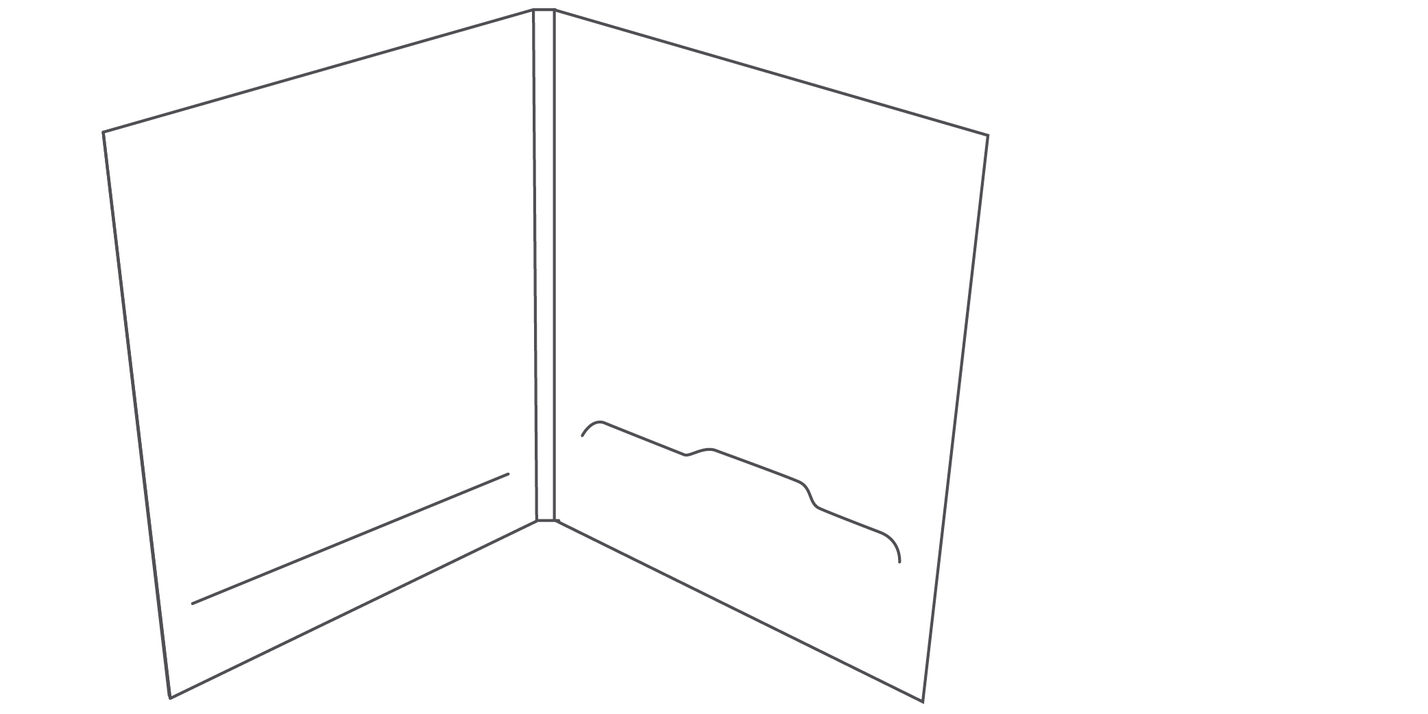 CD-DVD DVD Digifile Bookletschlitz links DVD-Schlitz rechts