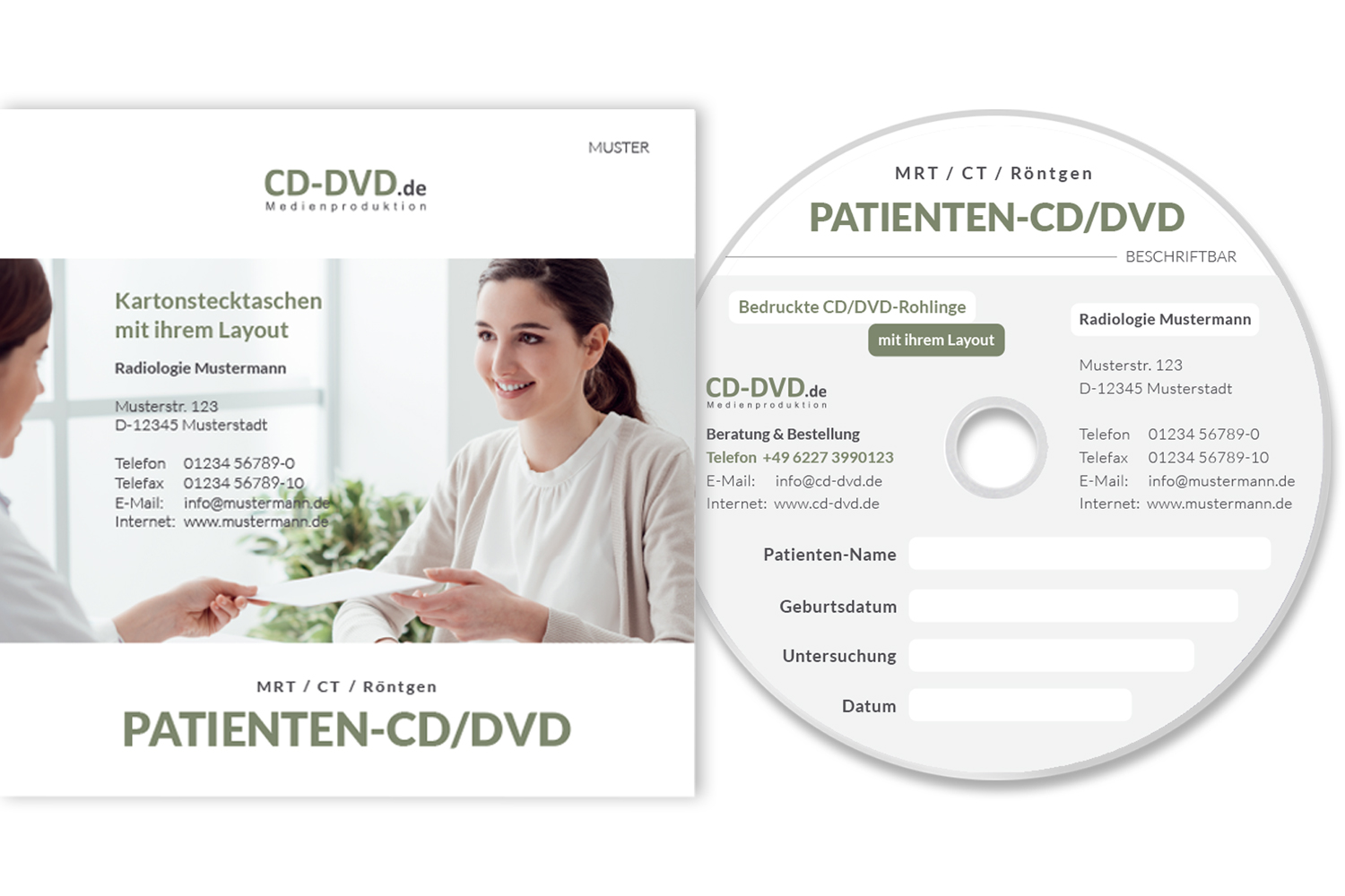 CD-DVD Ärzte und Kliniken Patienten-CDs/DVDs Radiologie